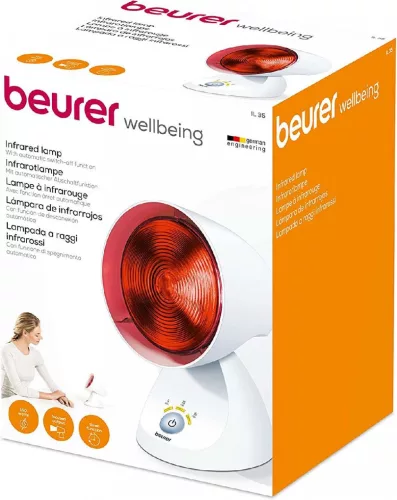 IL 35 BEURER INFRALÁMPA 150 WATT + SZEMÜVEG (DIGITÁLIS IDŐKAPCSOLÓS)