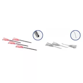   EGYENES VÉGŰ SZEMÉSZETI TŰ 27G X 4/5 (0,40X20MM) SZÜRKE ANEL 100DB/DOB