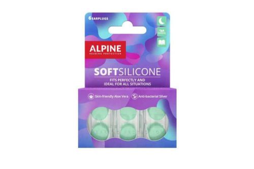 FÜLDUGÓ ALPINE SOFT SILICONE FORMÁZHATÓ FÜLDUGÓ 6 DARABOS