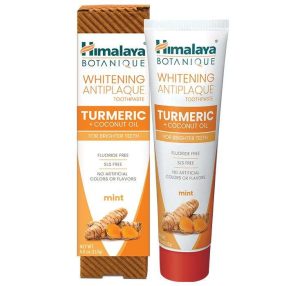   HIMALAYA BOTANIQUE NATUR KURKUMÁS FEHÉRÍTŐ FOGKRÉM 75 GR