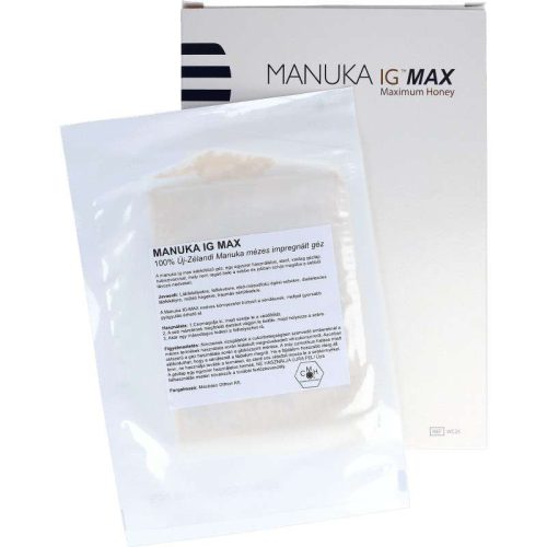 MANUKA MÉZES IG MAX IMPREGNÁLT GÉZ 1 DB-OS 10X12,5 CM