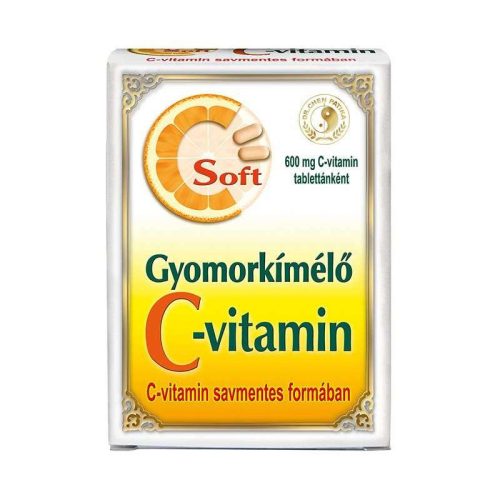 DR.CHEN SOFT C-VITAMIN TABLETTA 600 MG GYOMORKÍMÉLŐ 30DB-OS