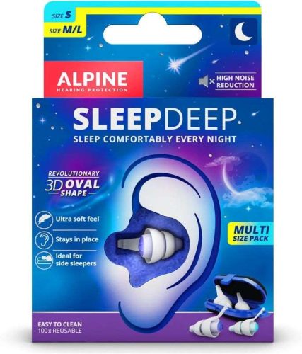 FÜLDUGÓ ALPINE SLEEP DEEP MULTIPACK ALVÁSHOZ M-L MÉRETBEN (2PÁR)