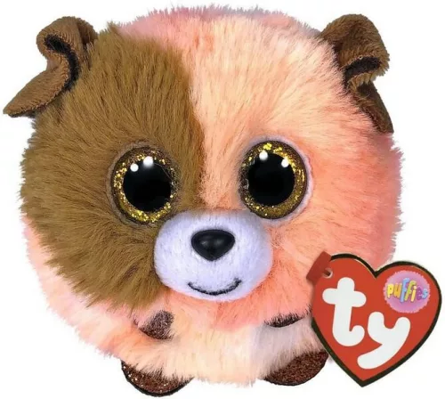 TY PUFFIES PLÜSS FIGURA MANDARIN NARANCSSÁRGA KUTYA