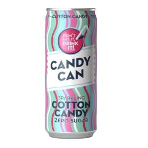 CANDY CAN COTTON ZÉRO CUKOR SZÉNSAVAS ÜDÍTŐITAL330 ML