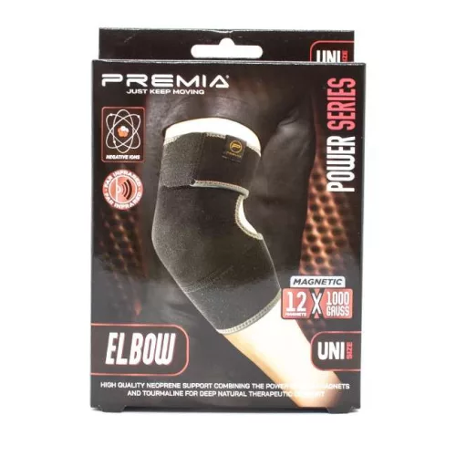 PREMIA NEOPRÉN MÁGNESES KÖNYÖKSZORÍTÓ TURMALINNAL UNI