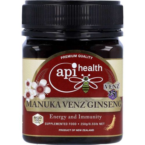 MANUKA VENZ MÉHMÉREGGEL ÉS GINZENG KIVOTTAL 250 GR APIHEALTH IZÜLETI BÁNTALMAK