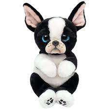 TY BEANIE BELLIES PLÜSS FIGURA TINK FEKETE-FEHÉR KUTYA 15 CM
