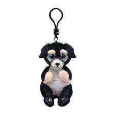 TY BOOS PLÜSS FIGURA CLIP 8,5 CM RANGER FEKETE KUTYA
