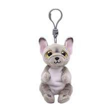 TY BOOS PLÜSS FIGURA CLIP 8,5 CM WILFRED SZÜRKE KUTYA
