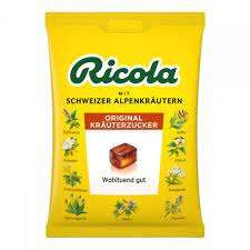 RICOLA SVÁJCI GYÓGYNÖVÉNYES CUKORKA 75 GR