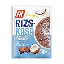 FIT REGGELI RIZSKÁSA ÉTCSOKOLÁDÉ KÓKUSZ ÍZESÍTÉSSEL 60 GR GM