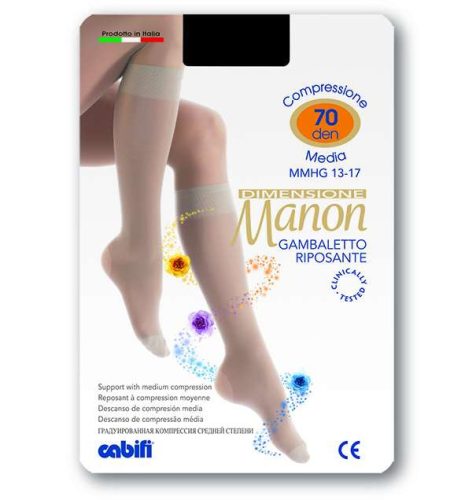 MANON GAMB XXL 70 DEN TÉRDHARISNYA 13-17 MMHG NERO 76-90KG