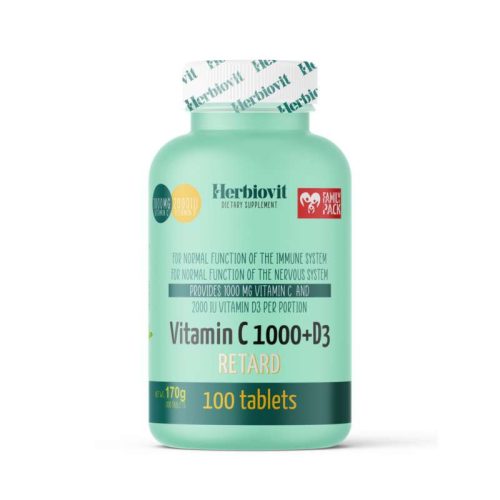 HERBIOVIT VITAMIN C 1000+D3 RETARD 100DB