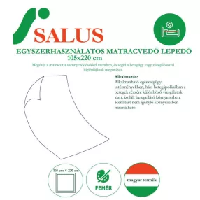   EGYSZERHASZNÁLATOS MATRACVÉDŐ LEPEDŐ 160X220 CM 10 DB/CSOM