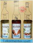 MONIN CUKORMENTES KÁVÉ SZETT SZIRUP 3 X 250 ML KARAMELL