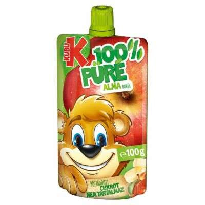 KUBU 100% GYÜMÖLCSPÜRÉ ALMA 100 GR