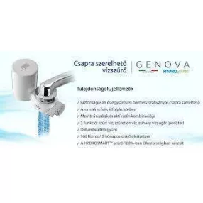   LAICA GENOVA METAL STOP CSAPRA SZERELHETŐ MIKROPLASZTIK-STOP VÍZSZŰRŐ R20AA