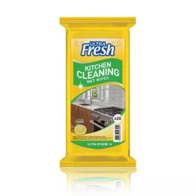 ULTRA FRESH KONYHAI TÖRLŐKENDŐ 20 DARABOS LEMON