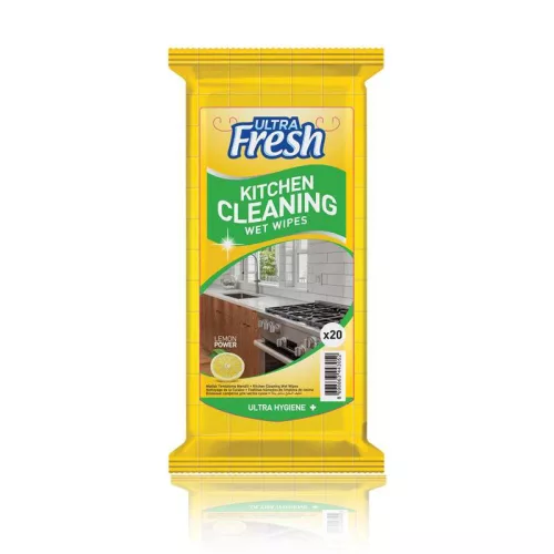ULTRA FRESH KONYHAI TÖRLŐKENDŐ 20 DARABOS LEMON