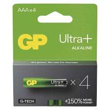 GP ULTRAPLUS ELEM LR03 AAA 4 DARABOS 1,5V ULTRA+