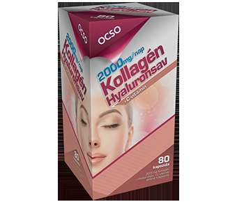 OCSO KOLLAGÉN+HIALURONSAV+C-VITAMIN 80 DARABOS