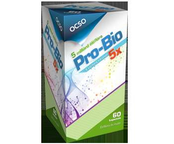 OCSO PRO-BIO 5X ÉLŐFLÓRA INULINNAL KAPSZULA 60 DB