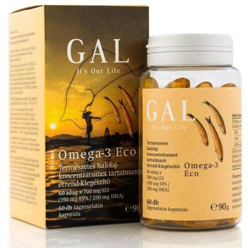 GAL OMEGA-3 ECO LÁGYZSELATIN KAPSZULA 60 DB