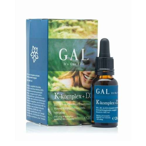 GAL K-KOMPLEX+D3 20 ML 500 MCGK-KOMPLEX+4000 NE D3 60 ADAG