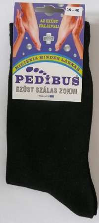 EZÜSTSZÁLAS VÉKONY ZOKNI FEHÉR 39-42 5007