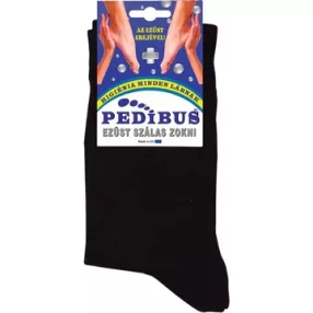 EZÜSTSZÁLAS VÉKONY ZOKNI FEKETE 39-42 5007
