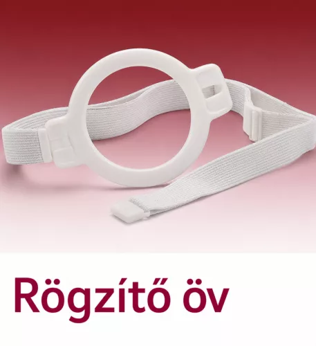SZTÓMAZSÁK RÖGZÍTŐ ÖV EGYRÉSZES ZÁRT ÉS ÜRÍTHETŐ HIDROKOLLOID ZSÁKHOZ