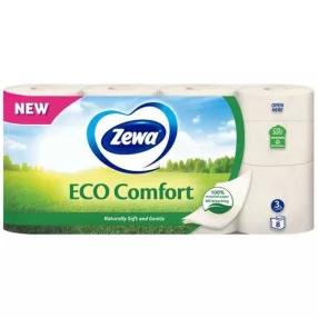 ZEWA ECO COMFORT 3 RÉTEGŰ TOALETTPAPÍR 8 TEKERCS/CSOMAG