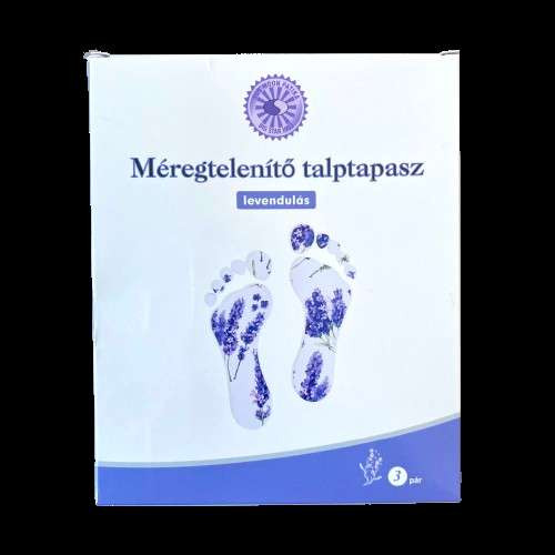 MÉREGTELENÍTŐ TALPTAPASZ LEVENDULÁS 3 PÁR/ DOBOZ