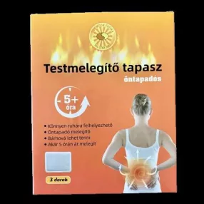TESTMELEGÍTŐ TAPASZ ÖNTAPADÓS 3DB/DOBOZ