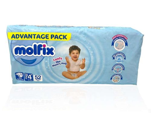 MOLFIX MAXI PLUS 4+ GYERMEK PELENKA 9-16 KG 52DB/CSOMAG
