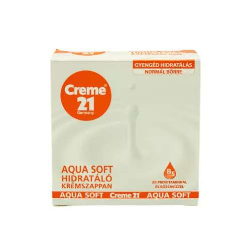 CREME 21 AQUA SOFT HIDRATÁLÓ KRÉMSZAPPAN 125 GR