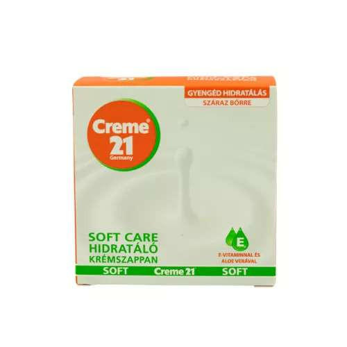 CREME 21 SOFT CARE HIDRATÁLÓ KRÉMSZAPPAN 125 GR