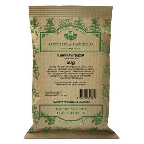 HERBÁRIA KAMILLAVIRÁGZAT TEA 50GR