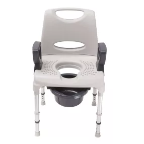   AQ-TICA CONFORT HÁTTÁMLÁS ZUHANY ÉS WC SZÉK SZÜRKE 130 KG-IG