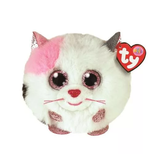 TY BEANIE BALLS PLÜSS FIGURA MUFFIN FEHÉR MACSKA