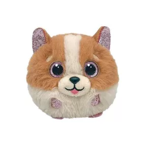 TY BEANIE BALLS PLÜSS FIGURA TANNER BARNA FEHÉR KUTYA