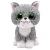 TY BOOS PLÜS FIGURA 15 CM FERGUS SZÜRKE MACSKA