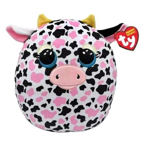 TY SQUISH BEANIES PÁRNA ALAKÚ PLÜSS FIGURA MILKSHAKE TEHÉN 22 CM