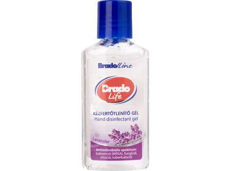 BRADOLIFE KÉZFERTŐTLENÍTŐ GÉL LEVENDULA 50 ML