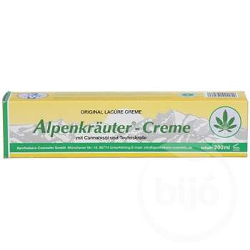 ALPENKRAUTER KRÉM KANNABISZ-ÖRDÖGCSÁKLYA 200 ML