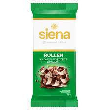 SIENA ROLLEN KAKAKÓS MOGYORÓIZŰ KRÉMMEL TÖLTÖTT OSTYARÚD 180GR