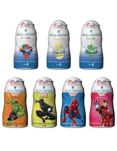 ACQUAROMA TERMÉSZETES VÍZÍZESÍTŐ AROMA CITROM GYÖMBÉR IZŰ 48 ML