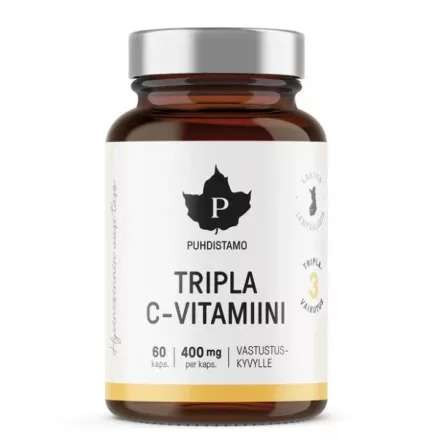 PUHDISTAMO TRIPLA C-VITAMIN 60 DB-OS