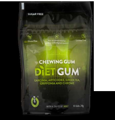 WUGUMRÁGÓ DIET GUM 10X25 MG